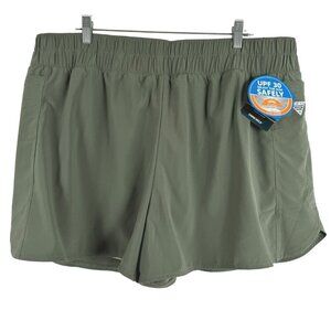 Columbia PFG Tidal Light Lined‎ Shorts Womens 2XL Green Omni-wick NWT SS-1685